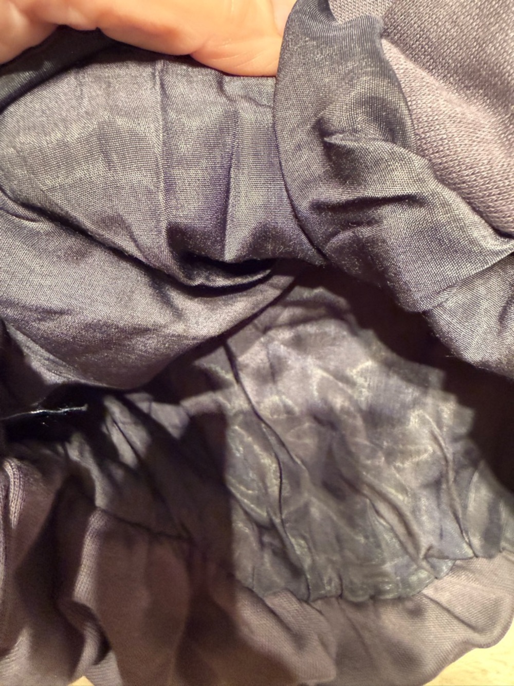 Pearl-Embellished Gray Women's Elastic-Waist Shorts - Picture 7 of 8